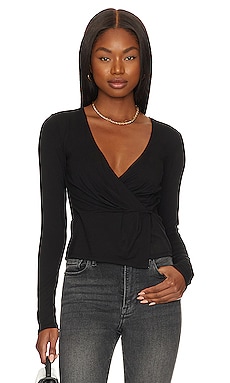 Product image of Good American Wrap Top. Click to view full details