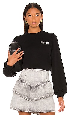 Puff Shoulder Sweatshirt Ganni $165 