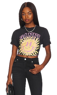 Product image of Ganni Smiley T-shirt. Click to view full details