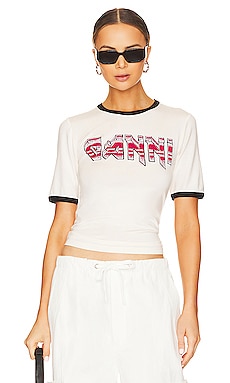 T-SHIRT FITTED Ganni