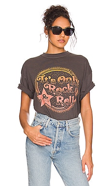 Product image of Girl Dangerous It's Only Rock n Roll Tee. Click to view full details