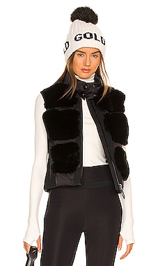Chic Faux Fur Vest Goldbergh $525 
