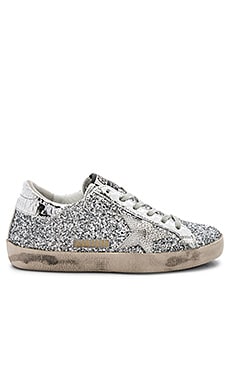 

Кроссовки superstar - Golden Goose, Металлический серебряный, Короткие