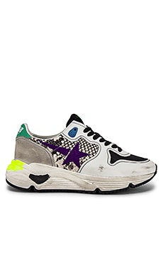 

Кроссовки running sole - Golden Goose, White;gray;black, Короткие