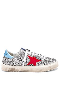 Golden goose hotsell may glitter sneakers