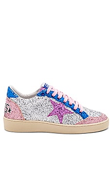 Golden Goose Ball Star Sneaker in Multi Rose Glitter | REVOLVE