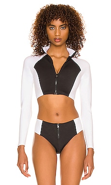 Missy Surf Jacket Bikini Top GIGI C $165 