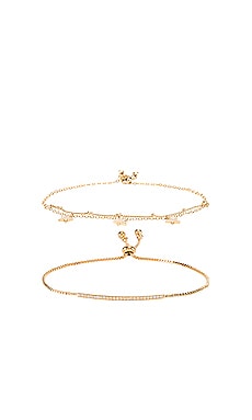 

Набор браслетов - EIGHT by GJENMI JEWELRY, Металлический золотой, Золотой