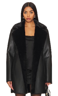 Megan Reversible Faux Fur CoatGeneration Love$395