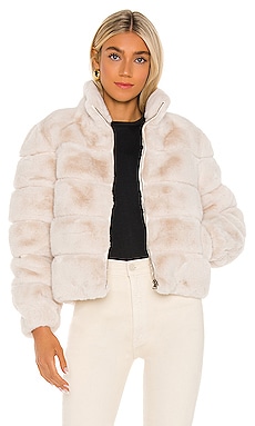 Generation Love Jodi Faux Fur Jacket in Stone | REVOLVE