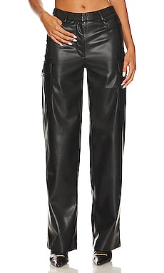 Nate Faux Leather Cargo Pant Generation Love