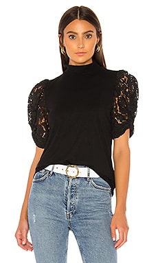 Generation Love Alanna Lace Top in Black | REVOLVE