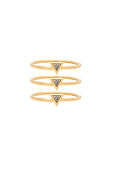 Product image of gorjana Vivienne Ring Set. Click to view full details