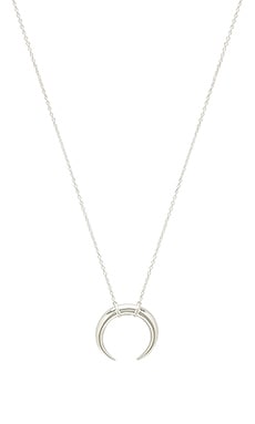 Cayne crescent sale pendant necklace