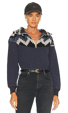Fleece Half Zip Pullover The Great $295 