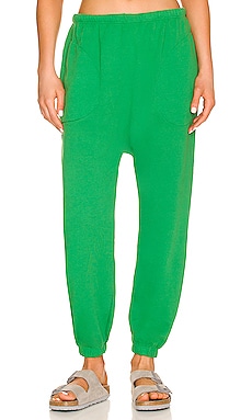 The Great Jogger Sweatpant in Bright Green | REVOLVE