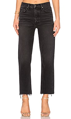 GRLFRND Helena High-Rise Straight Crop Jean in Proud Mary | REVOLVE