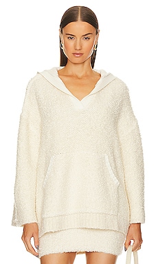 Free People Moonshine V Neck Sweater in Cream