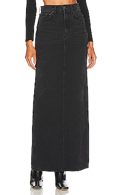 x Marianna Hewitt Amara Maxi Pencil Skirt with Back Slit GRLFRND $225 