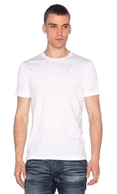 Product image of G-Star 2 Pack Crew Neck Tees White. Click to view full details