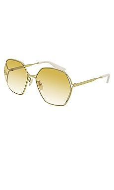 Солнцезащитные очки oval fork - Gucci Солнцезащитные очки oval fork - Gucci
