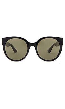 Солнцезащитные очки с круглой оправой из ацетата - Gucci