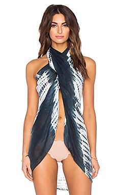 Gypsy 05 Alligator Tie Dye Scarf In Charcoal Revolve