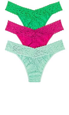 Product image of Hanky Panky Original Rise Thong 3-pack. Click to view full details