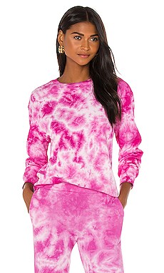 Crystal Tie Dye Boyfriend Sweatshirt