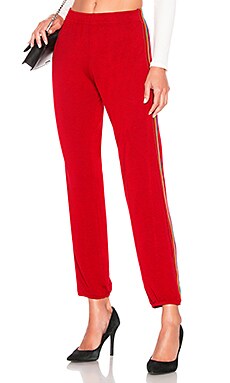 

Спортивные брюки classic rainbow stripe - MONROW, Красный, Высокая талия
