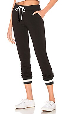 

Свободные брюки sporty stripe - MONROW, Черный, Черный