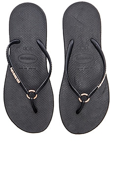 

Вьетнамки ring - Havaianas, Черный, Вьетнамки