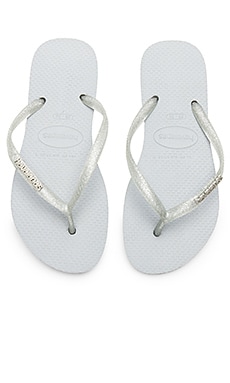 

Сандалии slim logo - Havaianas, Серый, Вьетнамки