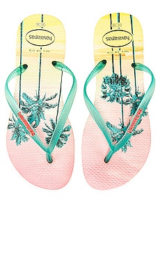 

Сандалии slim paisage - Havaianas, Желтый, Вьетнамки