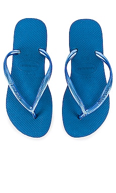 

Вьетнамки slim - Havaianas, Синий, Вьетнамки