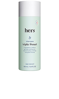 Product image of hers Triple Threat Shampoo. Click to view full details