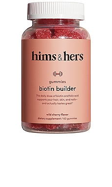 Hims & Hers Biotin Builder Gummies hers $16 