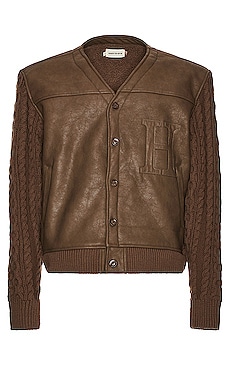 Vegan Leather Cardigan Honor The Gift