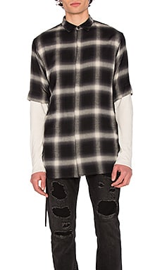 Рубашка с коротким рукавом и завязками на шнурок - Helmut Lang
