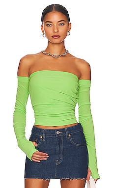 Product image of Helmut Lang Twist Long Sleeve Tube Top. Click to view full details