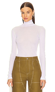 CORDOVA Sol Turtleneck Top in Frost