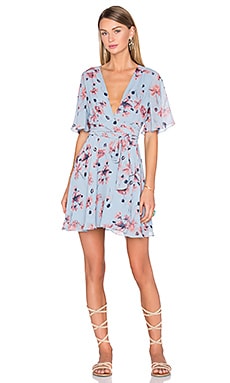 Harper floral wrap outlet dress