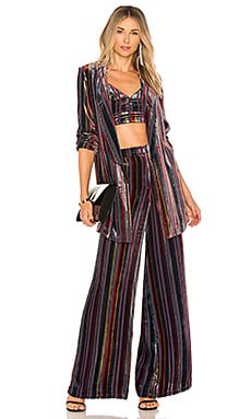 

Бархатный пиджак chloe - House of Harlow 1960, Мульти, Средняя посадка