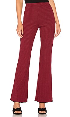 superdown Marisol Flare Pants in Oxblood