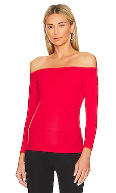 The Maternity Off The Shoulder Bodycon Top HATCH $98 