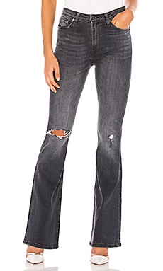 Hudson Jeans Holly High Rise 5 Pocket Flare in Missed Call | REVOLVE