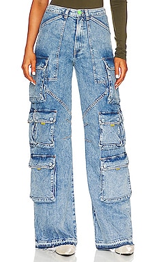 Hudson Jeans X Zoe Costello Janis High Rise Wide Leg in World Tour Hudson Jeans $495 