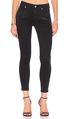 Hudson Jeans Roe Mid Rise Ankle Super Skinny in Assailant | REVOLVE