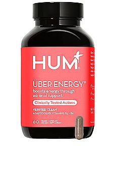 Product image of HUM Nutrition Uber Energy Adrenal Fatigue and Adaptogen Supplement. Click to view full details