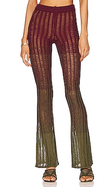 Product image of h:ours Zicatela Knit Pant W Side Slits. Click to view full details